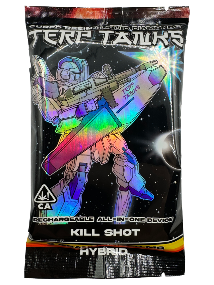 Terp Tanks | Kill Shot | 2G Liquid Diamonds + Cured Resin Sanctioned