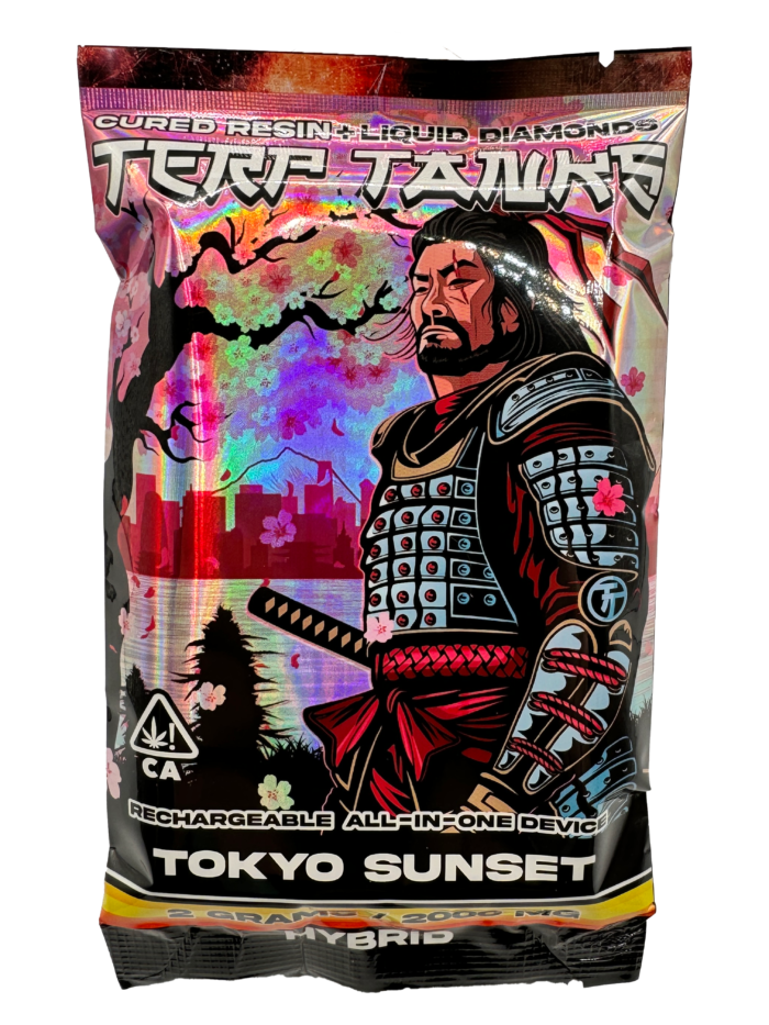 Terp Tanks | Tokyo Sunset | 2G Liquid Diamonds + Cured Resin Sanctioned