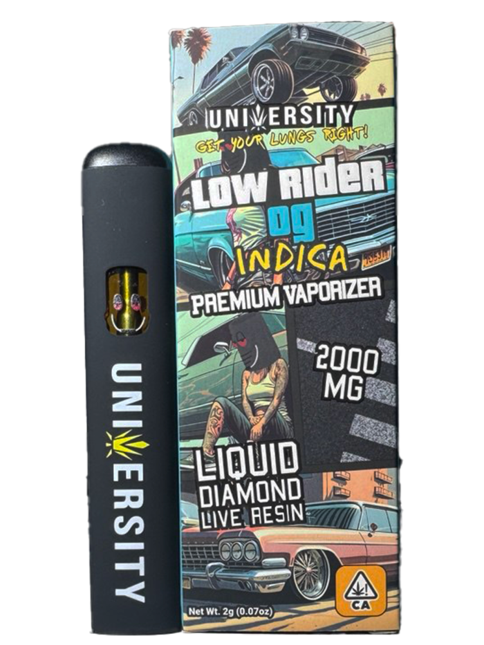 University | Low Rider OG | 2G Liquid Diamonds Sanctioned