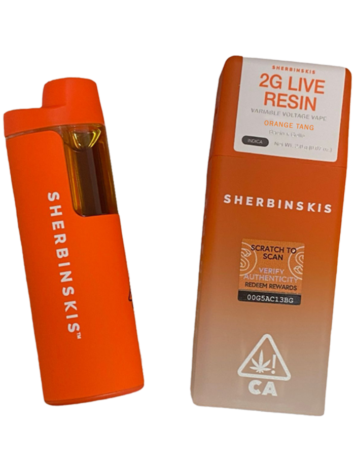 Sherbinski | Orange Tang | 2G Live Resin Sanctioned