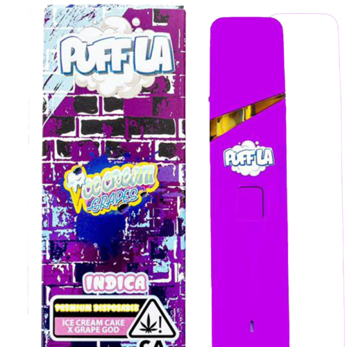Puff LA | Ice Cream Grapes | 2G Liquid Diamonds + Live Resin Sanctioned